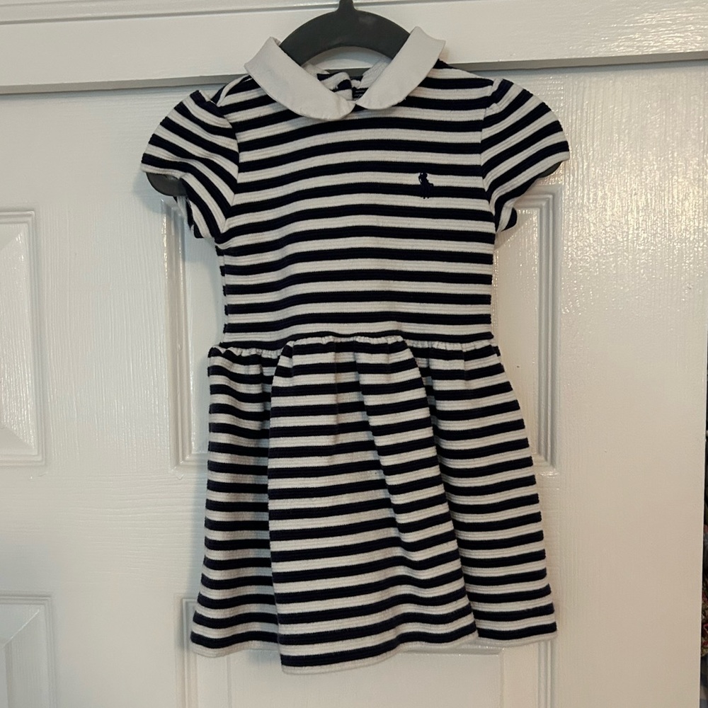 Ralph Lauren Stripe Dress - 12 mo